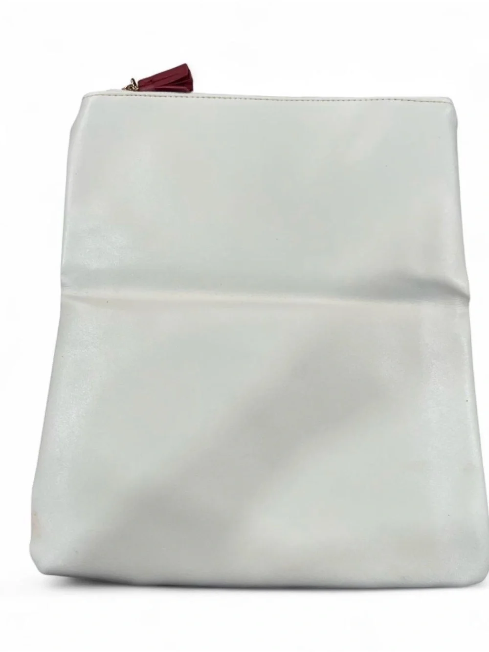 Floral Zip Fold Over Clutch - Blue, Yellow & Burgundy